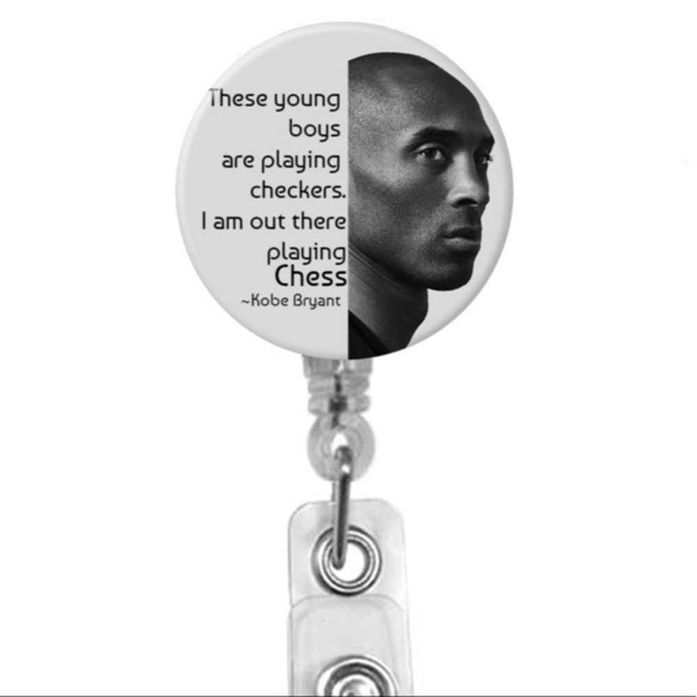 Kobe Bryant NBA Basketball Retractable Badge Reel